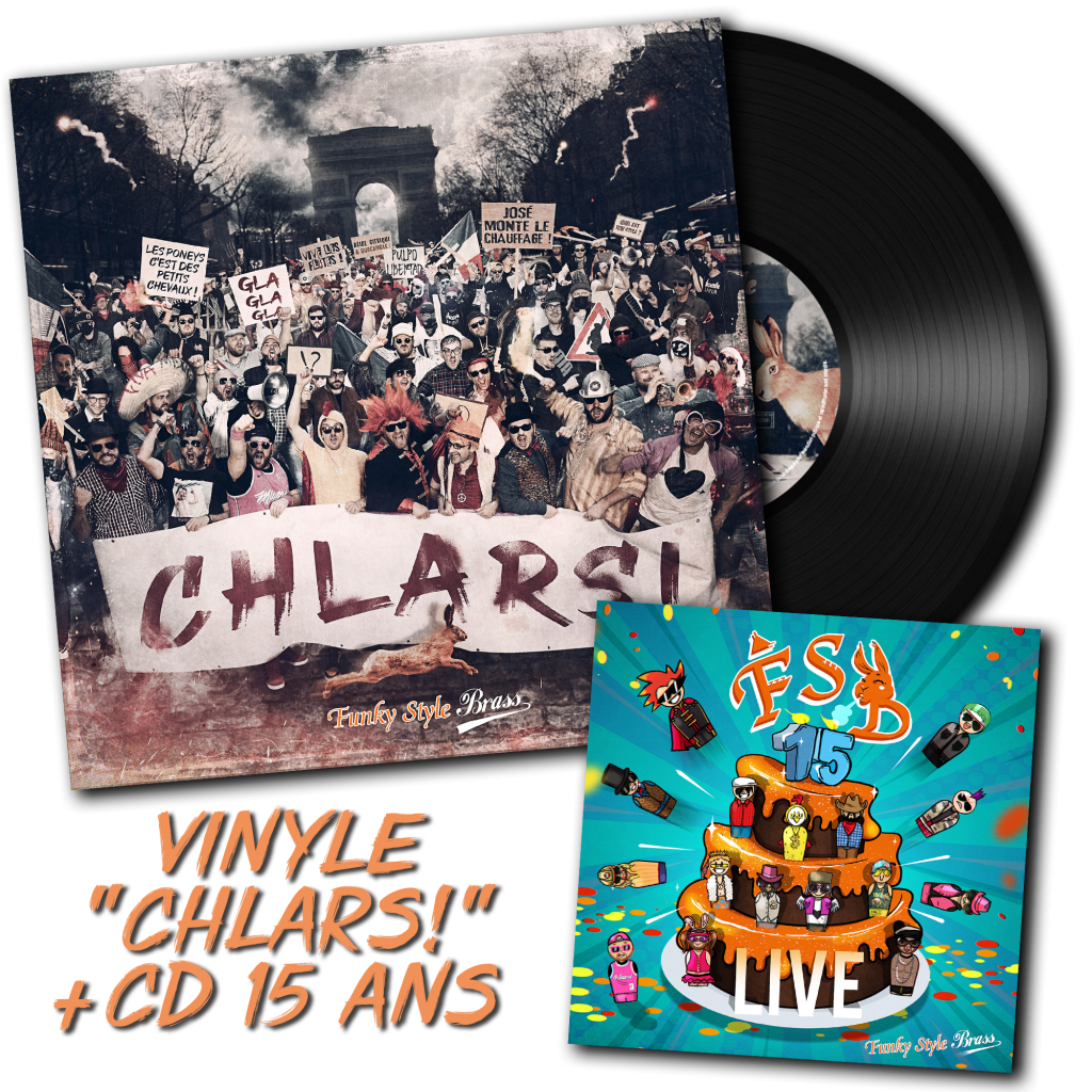 SHOP [PACK] Vinyle + CD live Funky Style Brass